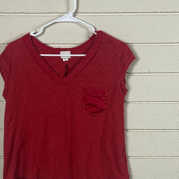 Anthropologie Postcard Red Tee size XS - Picture 8 of 8